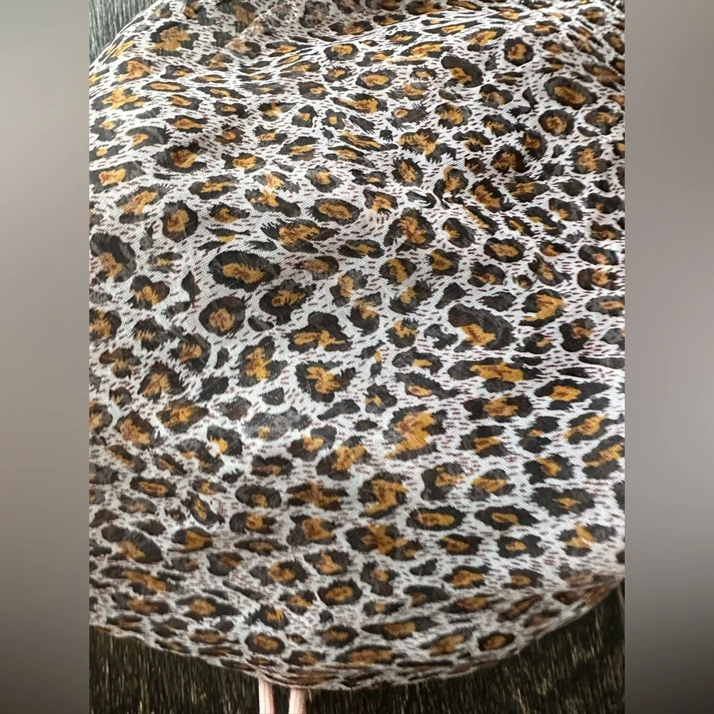 Leopard Print Scarf